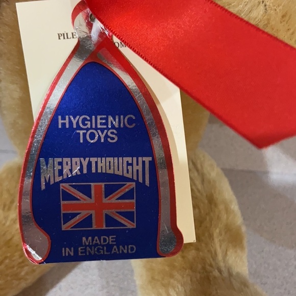 Mohair Teddy Bear 14” MADE IN ENGLAND MaryThought Vintage NWT & original bag - Picture 3 of 12